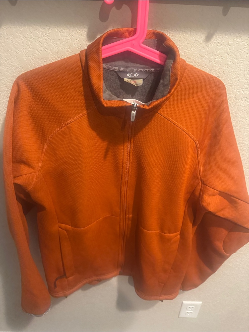 Salomon Orange Full-Zip Utility Jacket